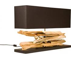 Kare Lámpara de Mesa, Nature Orizzontale, Marrón, 52 x 20 x 80 cm