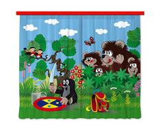 AG Design FCSXL 4313 Cortinas para niÃ±os, Multicolore, 180 x 160