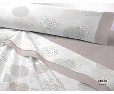 Franela Dart Belo Juego de Cama, Algodón, Beige, 200x200x1 cm