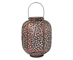 Farolillo decorativo Led solar, farol sombras Ã17,5cm. x 34,5cm