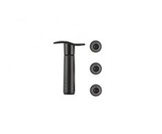 Le Creuset Bomba de vacÃo de plástico y 3 tapones para vino, WA 137, Negro Mate , 49200000008200