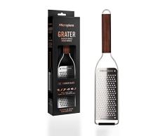 Microplane Serie Master Rallador Grueso, Acero Inoxidable, MarrÃ³n, 1.60x32x10 cm