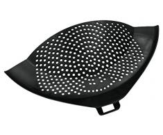 Metaltex Clip-On Escurridor con Pinza para recipientes, Negro, 30 x 10 x 1.5 cm