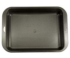 VESPA Bandeja Alta Rectangular Antiadherente 37x26x6h Olla de cocciÃ³n