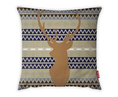 Bonamaison - Funda de Almohada, Multicolor, 45 x 45 cm