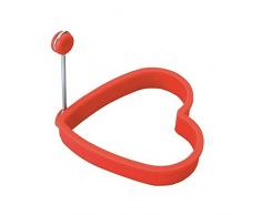Lacor - 68082 - Molde Huevo CorazÃ³n Silicona - Rojo