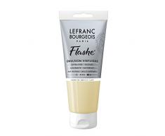 Lefranc & Bourgeois vinilo Pintura AcrÃ­lica, extra fina color de vinilo para artistas, Neapelgelb Hell, 80ml Tube - Vinylfarbe