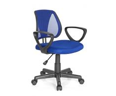 Hjh Office Kiddy Cd Silla de oficina infantil Azul (Blue) 40x53x92 cm
