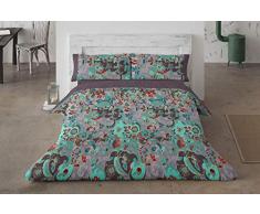 Burrito Blanco | Funda nÃ³rdica Estampada Color Gris 095 | para Cama de 105 cm (+ Medidas Disponibles) | Funda nÃ³rdica 105 | Cama indivual 105