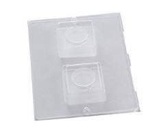 efco Molde cuadrado para vela de té (2 unidades), claro, DIN A4