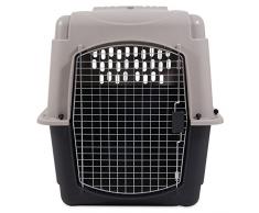 Petmate Trixie - Caseta de perro de lino blanqueado y madera de haya