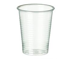Plástico translúcido Hexotol vaso 39 X 39,5 X 50 cm, diseño de 3000 piezas, 20 cl