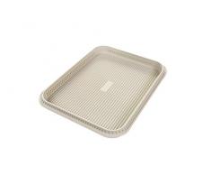 silikomart Molde de Silicona Focaccia, Gris, 34.5 x 26.5 x 2.8 cm