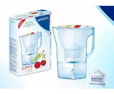 BRITA Navelia - Jarra de Agua de 2,4 l con Filtro MAXTRA, Color Fruit Cherry