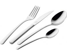 Zwilling Nova - Juego de 24 cubiertos de mesa, acero inoxidable, plateado, para 6 comensales