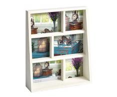 Walther Design Rustic Marcos de Fotos, Blanco, 3X 10x15 cm / 3X 10x10 cm