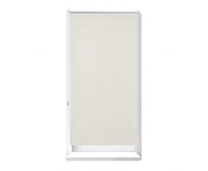 Relaxdays Estor Opaco Térmico, Sistema Klemmfix sin Taladrar, Poliéster-Aluminio-Plástico, 70x210 cm, Beige