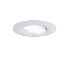 Paulmann 99926 Luminaria LED Calla, redonda, incl. 1x6 W IP65, foco, blanco mate, luz para armario, plÃ¡stico, lÃ¡mpara empotrable 4000 K, 6 W, 1er-Set