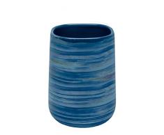 Kleine Wolke Argentic - Vaso para cepillos de Dientes, diseÃ±o de Piedra, Color Azul