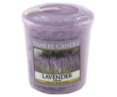 YANKEE CANDLE 49 g Lavanda Vela Votiva, Cera, Blanco, 4.6x4.5x5.3 cm