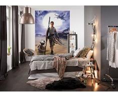 Komar 1 â Mural de Papel Pintado de Star Wars Rey, 4 Piezas