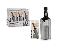 BigBuy Home Enfriador De Botellas Plata (0,5 X 18,5 X 30 Cm)