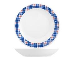 HOME Coupe Servicio Platos Vajilla 18Â Piezas, Porcelana, Blanco