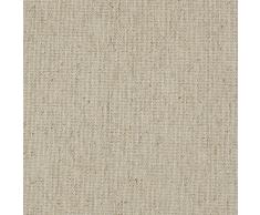 Kt KILOtela - Tela Loneta Lisa Tintada, Decoración, Tapizar, Cojines, Cortinas, Colchas, Bolsos, Fundas, Manteles, Costura Creativa, Retal de 300 cm Largo x 280 cm Ancho, Beige, Lino 198 â 3 Metros