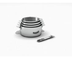KitchenAid Kitchen Fun by BEKA Serie de 4 cazuelas 14 a 20 cm + Mango Amovible Classic 12566964 (12566964)