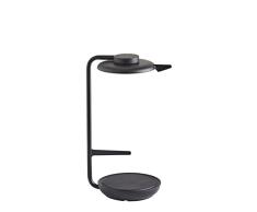 Steelcase Eclipse LÃ¡mpara de Escritorio LED regulable en Negro Mate con Soporte Para TelÃ©fono MÃ³vil y Espejo Tintado en Cobre