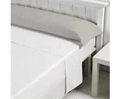 Barceló Hogar 03010070527 Funda de almohada basic, poliéster/algodón, perla, 135 cm