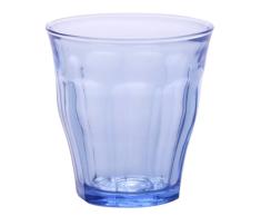 Duralex 1026BC04 Picardie - Set de 4 Vasos de Cristal (22 cl), Azul translÃºcido