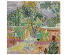 Legendarte - Cuadro Lienzo, ImpresiÃ³n Digital - Une Terrasse Ã Grasse (La Terrasse) - Pierre Bonnard - DecoraciÃ³n Pared cm. 60x60