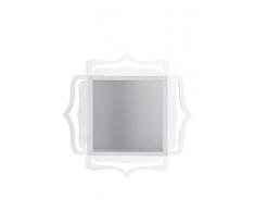 Decortie By Homemania EstanterÃa, Estante Ottoman, Blanco/Blanco