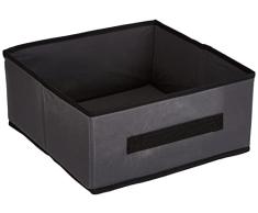 axentia Caja de Almacenamiento de Ropa, Gris/Antracita, Aprox. 28 x 13 x 28 cm