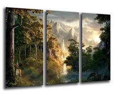 Cuadros Cámara Poster Fotográfico EL Señor de los Anillos, Multicolor, 97 x 62 cm XXL