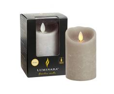 Luminara LU7101 Vela Led Llama en Movimiento, Parafina, Gris, 8 x 13cm