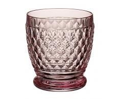 Villeroy & Boch Boston Coloured Vaso, 330 ml, Vidrio de cristal, Transparente/Rosa