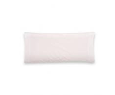 Sancarlos - Funda de Almohada para Cama, 100% AlgodÃ³n, Color Blanco, Almohada de 75 cm