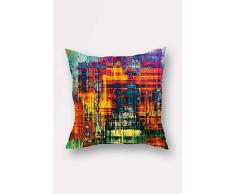 Lulu Home - Funda de Almohada, Multicolor, 45 x 45 cm