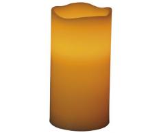 Beco 883.00 - Lámpara LED con forma de vela (7,6 x 15,2 cm, incluye 3 pilas AAA), color naranja