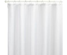 Sealskin Cortina de Ducha Madeira, 240 x 200 cm, PoliÃ©ster, Blanco