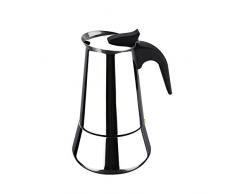 Bergner Q0438 6 C Cafetera Espresso para 6 Tazas en Acero Inoxidable Apta para inducciÃ³n, Centimeters