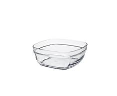 Duralex - Cuenco cuadrado (14 cm, 6 unidades), transparente