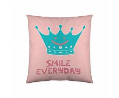 Iceberg Royal Girl Funda de cojín, Salmón, Sin Relleno