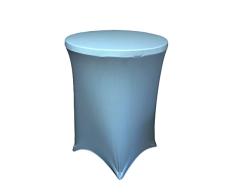 La Lino Redondo, diseño de Bar Alta Mesa de cóctel, Azul (Blue Light), 76.2 x 91.44 x 0.4 cm