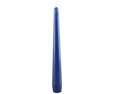Cereria de Giorgio risthò Velas cónicas lacados, Cera, Azul, 2.2 x 2.2 x 21 cm