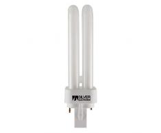 Silver Electronics Bombilla 4200 K, G24d-1, 13 watts, Blanco, 12.8 x 3.4 x 0.03 cm