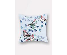 Lulu Home - Funda de Almohada, Multicolor, 45 x 45 cm