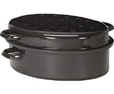 Krüger GR38 - Fuente de Horno Grande, 38 centímetros, esmaltado en Color Azul